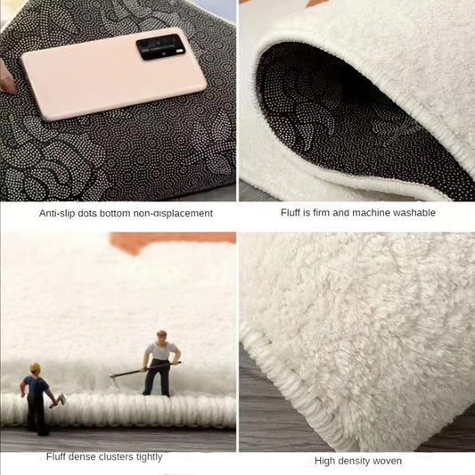 Thickened Anti slip Eye Pattern Carpet Bedroom Door Mat Bathroom Mat Home Decor