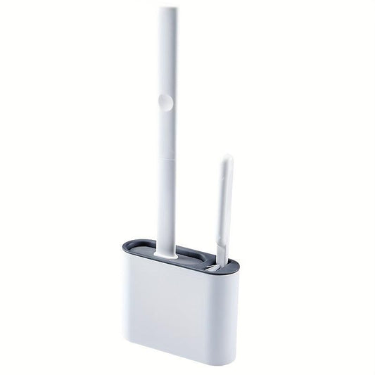 Japanese Silicone Toilet Brush Set Cleaning Brush No Dead Corners Household