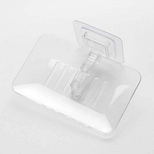 Bathroom Wall Mounted Soap Rack Holder with Drain