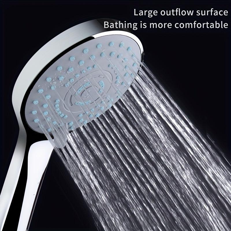 Shower Booster Handheld Shower Head Adjustable Gear Bathroom Accessory