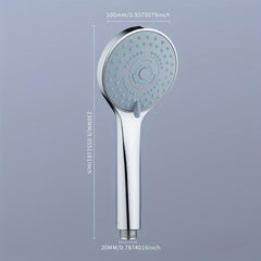 Shower Booster Handheld Shower Head Adjustable Gear Bathroom Accessory