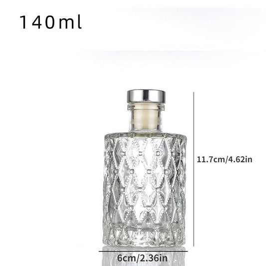 Vintage Glass Aromatherapy Bottle Empty Clear Glass Diffuser Bottles