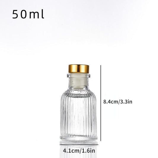Vintage Glass Aromatherapy Bottle Empty Clear Glass Diffuser Bottles