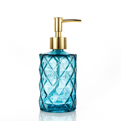 Refillable Glass Hand Sanitizer Bottle with Pump - Eco Friendly