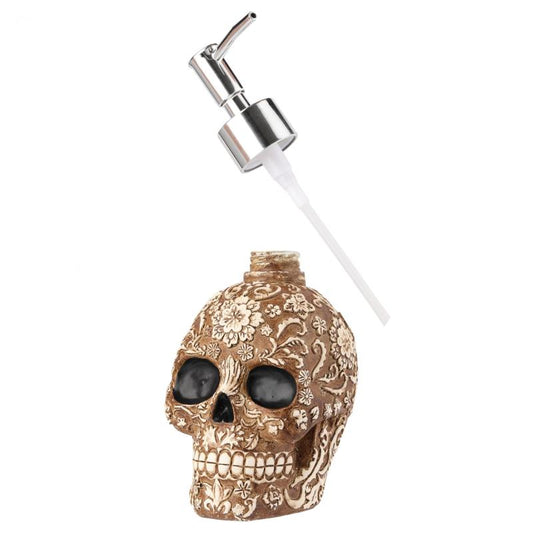 Skull Head Soap Dispenser 300ML Vintage Lotion Shower Gel Pump Bathroom Shampoo