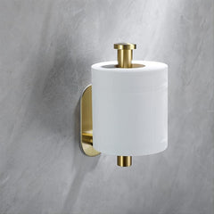 3 Pack Adhesive Toilet Paper Holder Brushed Stainless Steel
