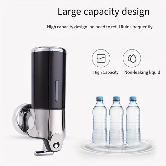 Wall-Mounted Manual Soap Dispenser for Bathroom