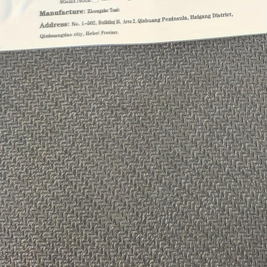 Rubber 3D Visual Difference Carpet & Plaid Carpet, Non-slip, Indoor Use