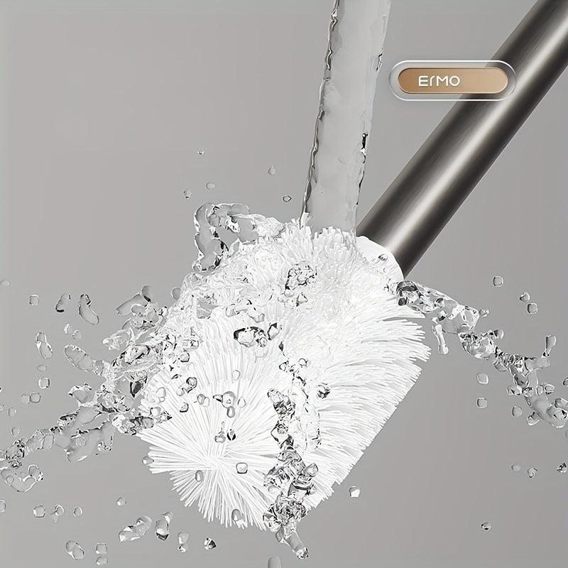 Long Handle Toilet Brush with Holder Box