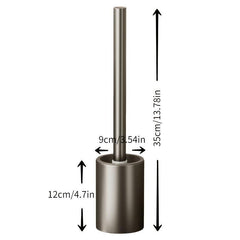 Long Handle Toilet Brush with Holder Box