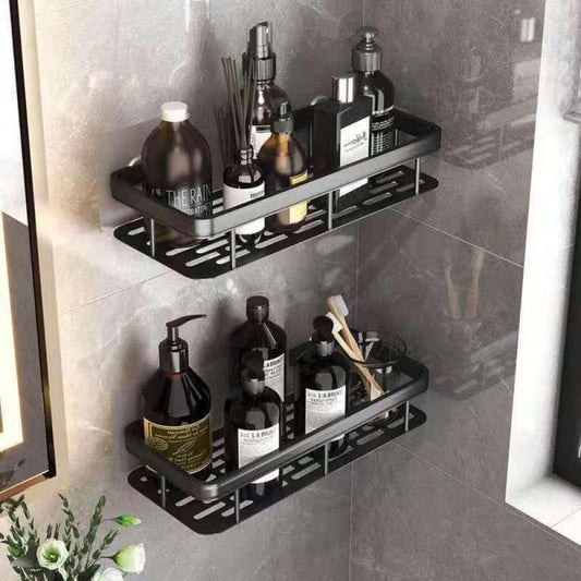 Bathroom Storage Rack Punch Wall Mounted Organizer