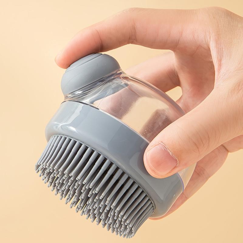 2pcs Multifunctional Bath Brush Liquid Wash Head Bathroom Shower Brush