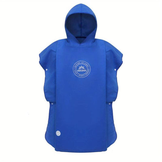 Kids Quick Drying Hooded Bathrobe for Beach and Pool
