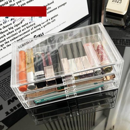 Desktop Cosmetic Storage Box Drawer Type Lip Glaze Rack