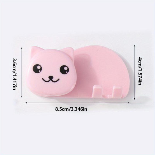 Cat Toothbrush Holder Wall Mounted Toothbrush Toothpaste Rack