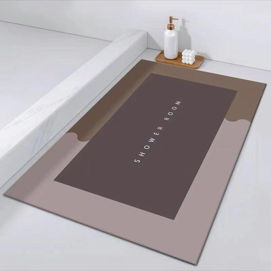 Absorbent Bathroom Mat Quick Drying Microfiber Carpet