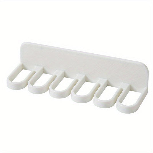 1pc Punching Strong Adhesive Hooks Wall Hanging Bathroom Storage Rack