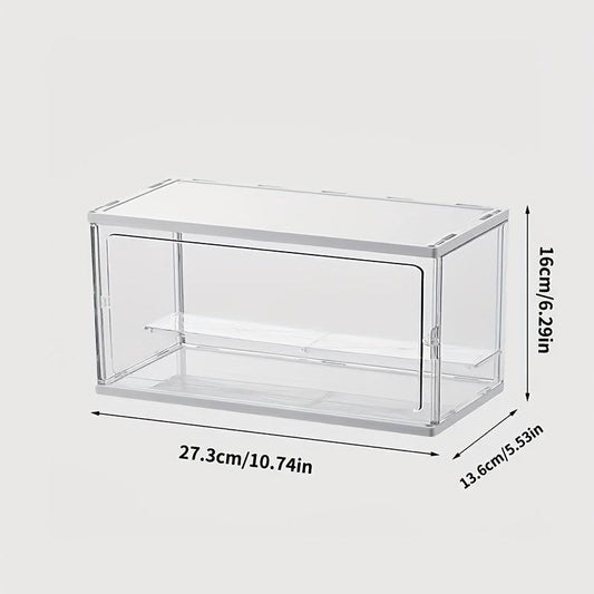 Transparent Cosmetic Storage Box Plastic Storage Box Clear Door Dustproof