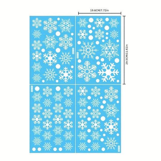 Christmas Pattern Window Sticker Electrostatic Self-adhesive Wall Decals