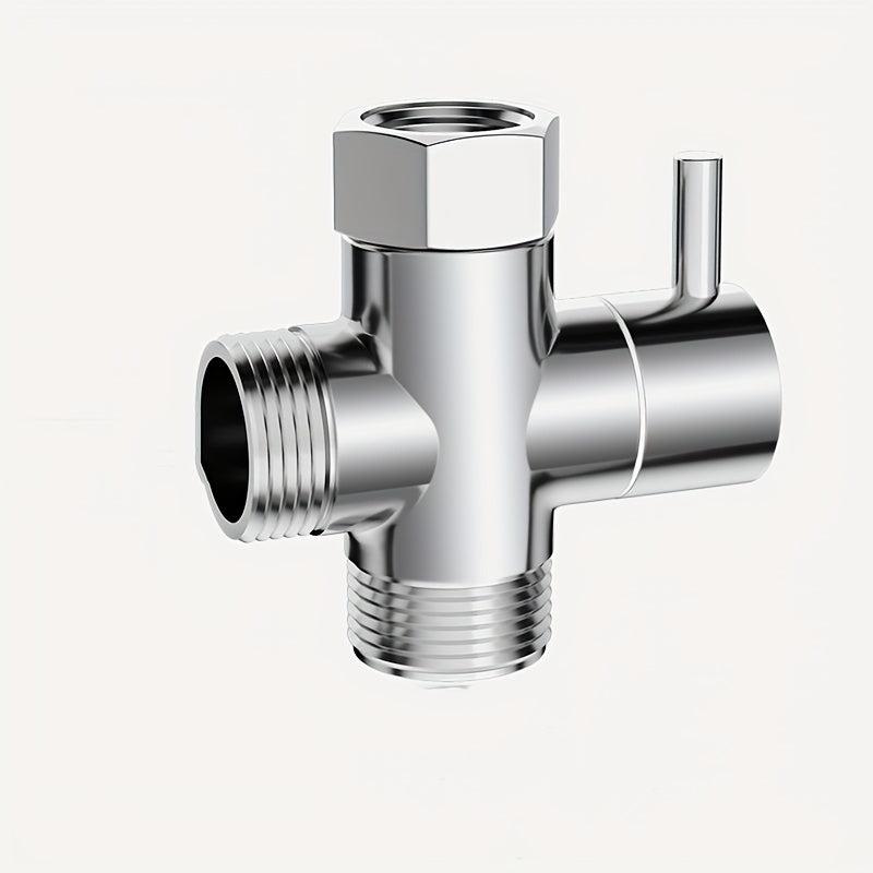 Shower Water Diverter Toilet Bidet Sprayer Water Adapter with Shut off Valve