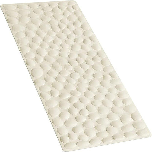 Non Slip Bathtub Mat Soft Rubber Bathroom Bathmat with Strong Suction Cups