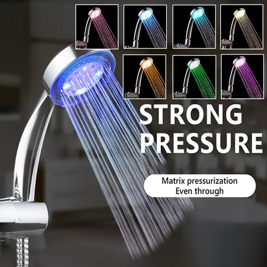 Colorful LED Shower Head Water Saving Bathroom