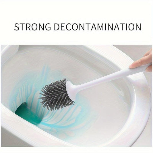 Toilet Brush with Holder Box Floor Standing Cleaning Tool