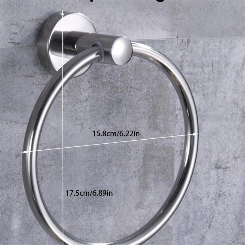 Stainless Steel Towel Ring for Bathroom Wall