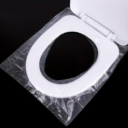 10pcs Disposable Toilet Seat Covers Waterproof Travel Bathroom Supplies