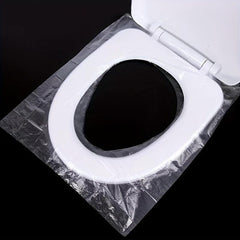 10pcs Disposable Toilet Seat Covers Waterproof Travel Bathroom Supplies