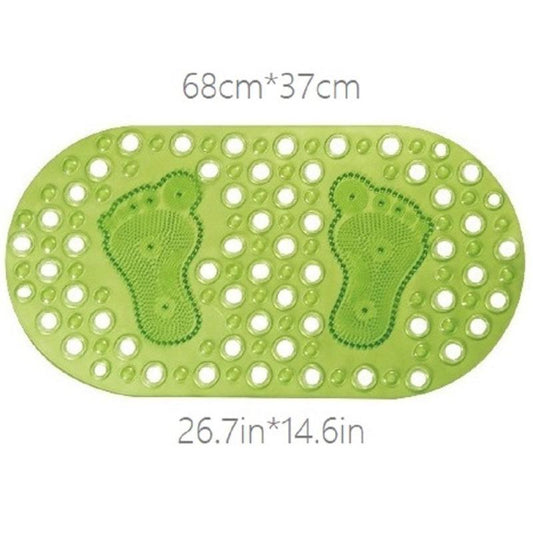 Non Slip Bath Tub Shower Mat with Suction Cups and Drain Holes