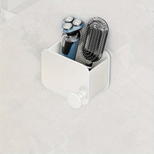 Toothbrush Storage Box Wall Mounted Shaver Comb Storage Rack
