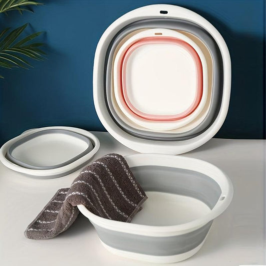 Portable Collapsible Washbasin Foldable Plastic Home Travel Camping