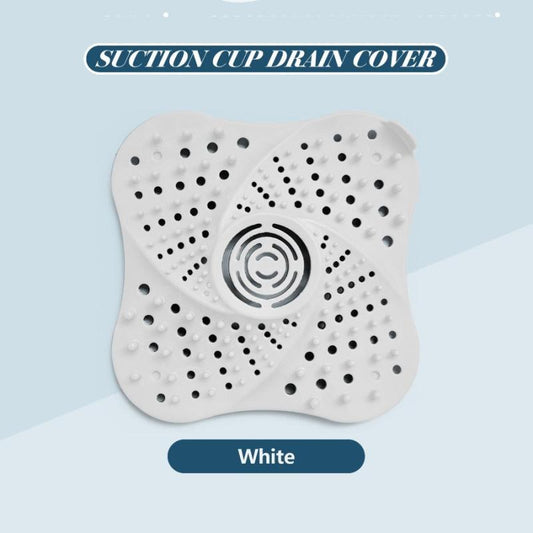 Suction Cup Floor Drain Filter Trap Square Drain Cover for Shower