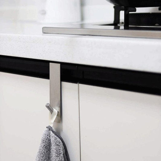Stainless Steel Shower Door Rear Hook Towel Rack