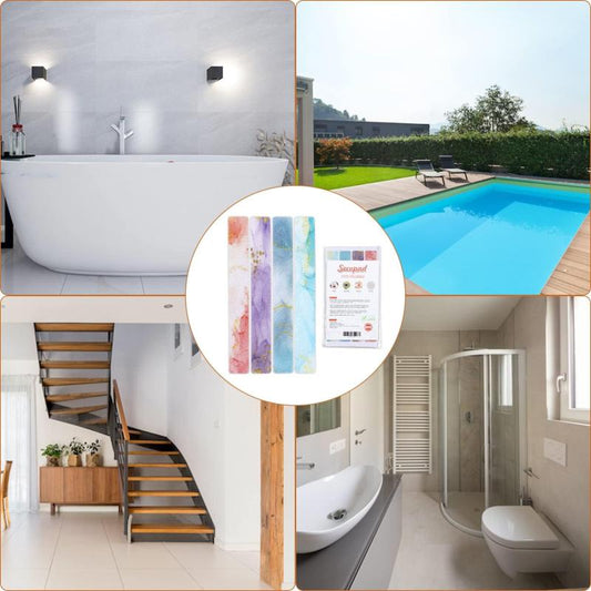 8pcs Colorful Bathroom Non-slip Stickers - Safety for Bath Tub, Shower, Stairs