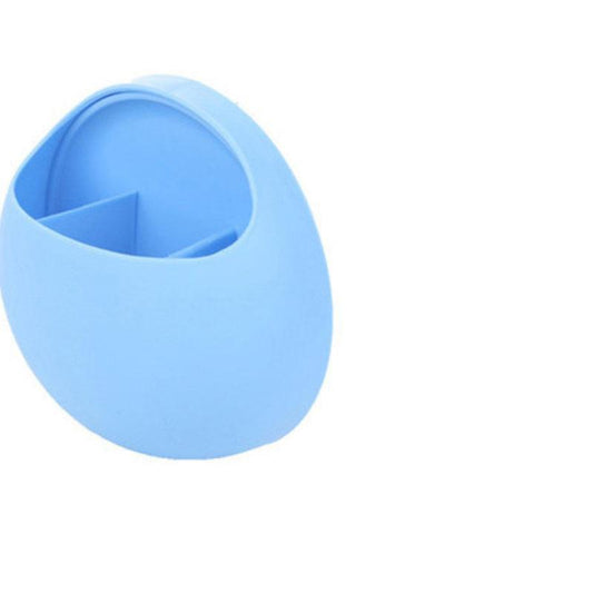 Plastic Toothbrush Holder Wall Mount Storage Rack Organizer Bathroom