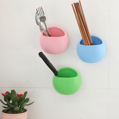 Plastic Toothbrush Holder Wall Mount Storage Rack Organizer Bathroom