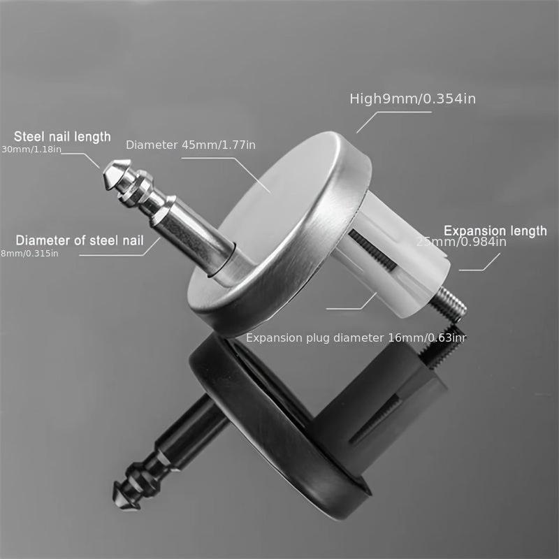 2PCS Toilet Seat Cover Fixing Bolts Expansion Screws Universal Accessories
