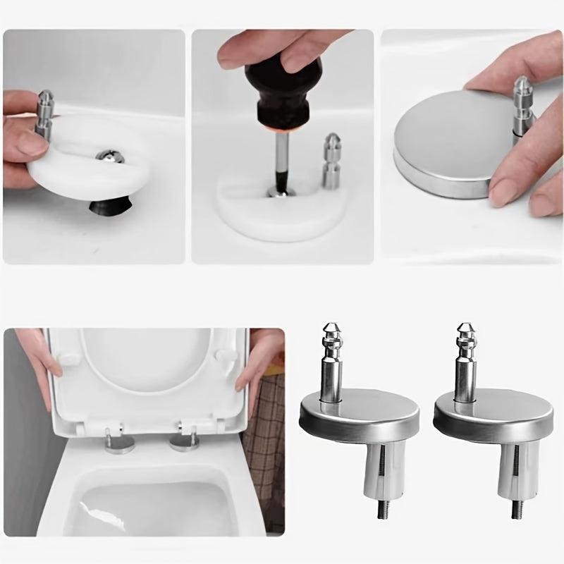 2PCS Toilet Seat Cover Fixing Bolts Expansion Screws Universal Accessories