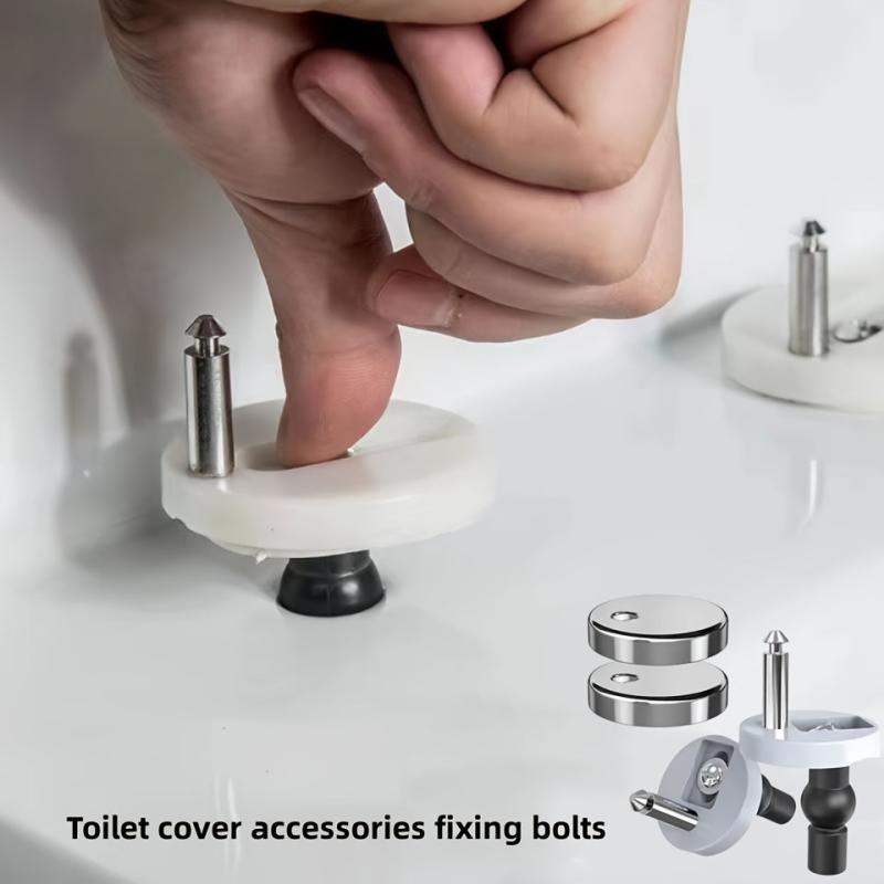 2PCS Toilet Seat Cover Fixing Bolts Expansion Screws Universal Accessories