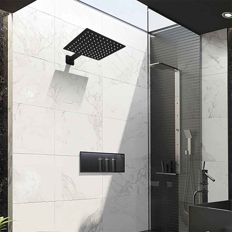 Square Rain Shower Head High Flow Stainless Steel Rainfall ShowerHead