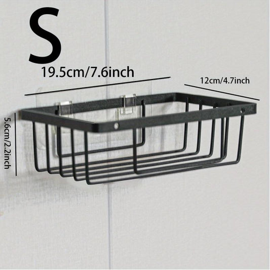 Wall Mounted Bathroom Storage Rack Hanging Shelf Organizer