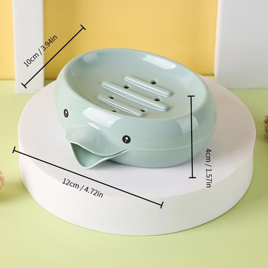 Duck Soap Dish Drain Soap Tray Self Draining Soap Holder Bathroom Accessories