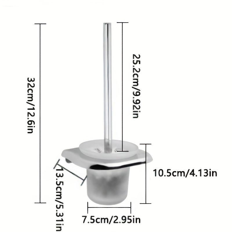 Stainless Steel Toilet Brush Holder for Home Hotel Bathroom