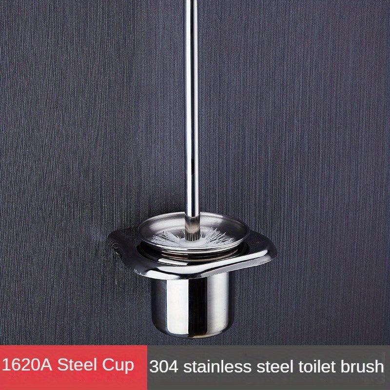 Stainless Steel Toilet Brush Holder for Home Hotel Bathroom