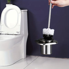 Stainless Steel Toilet Brush Holder for Home Hotel Bathroom