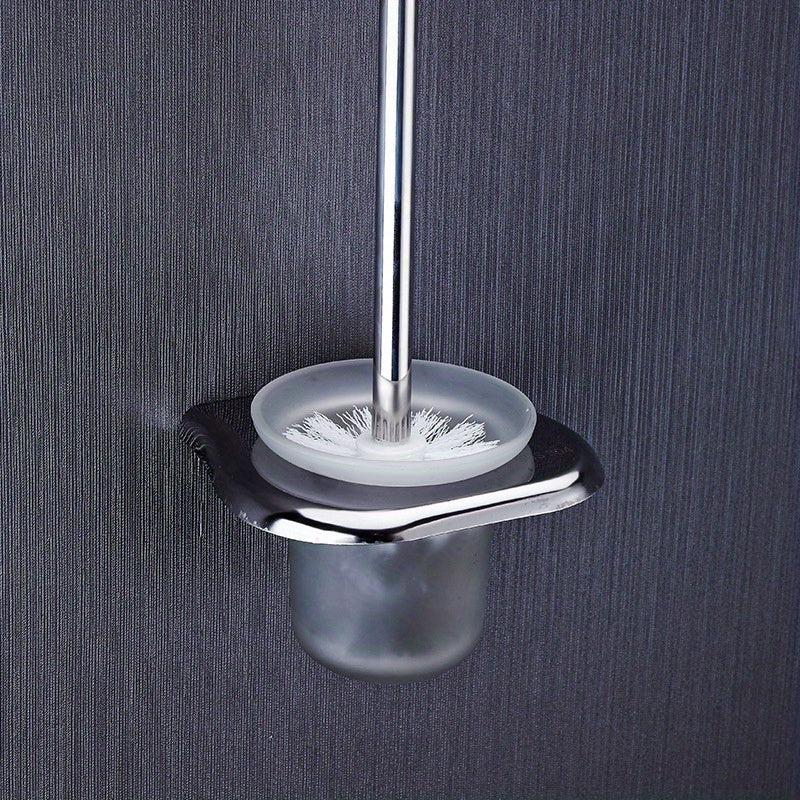 Stainless Steel Toilet Brush Holder for Home Hotel Bathroom