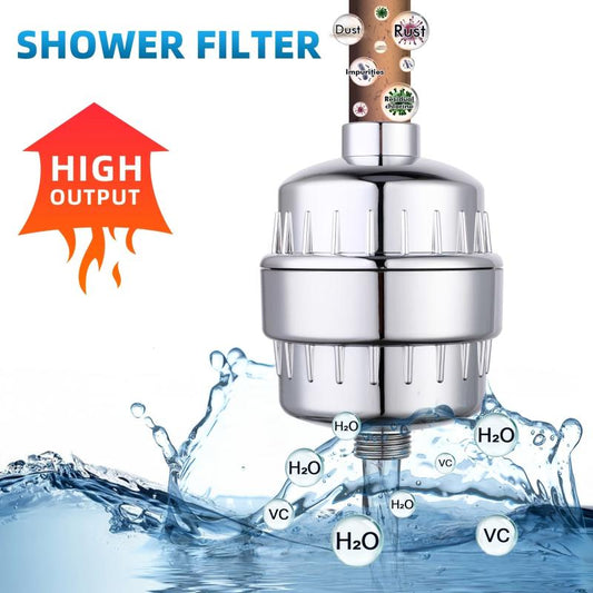 18 Stage Water Filter Removes Chlorine Harmful Substances Shower Filtr