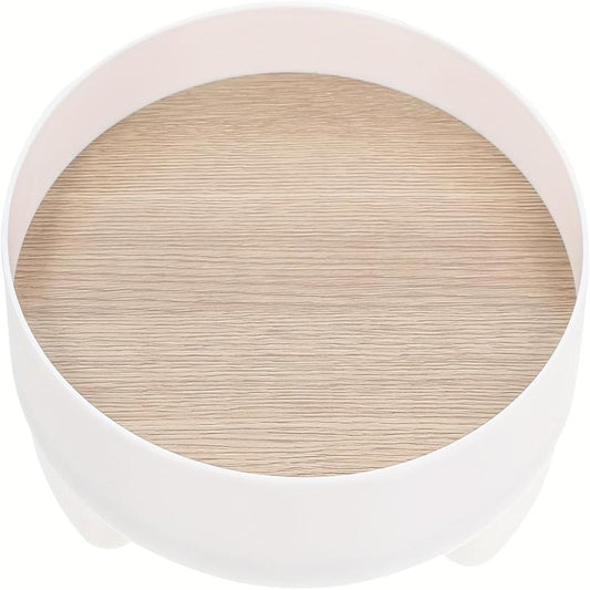 Round Storage Tray Bathroom Vanity Decorative Storage Rack
